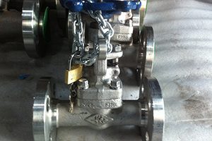 3/4" Zoll Absperrschieber Gate Valve in Stahl mit Verriegelung